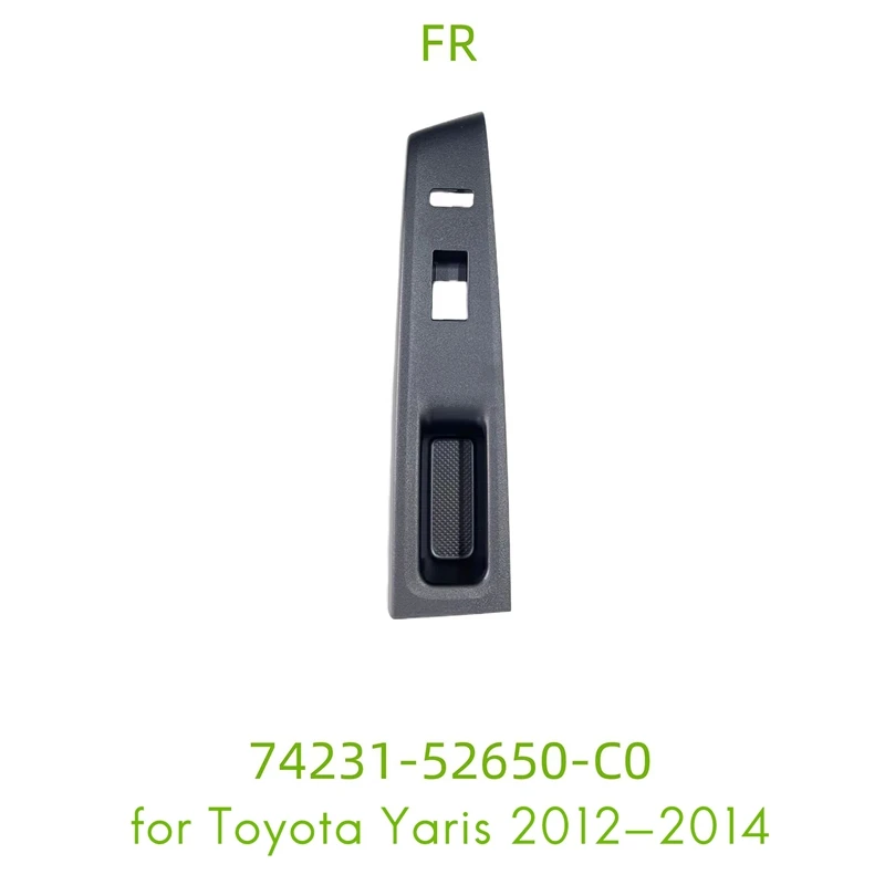 Front Right&Left Window Glass Lift Switch Trim Panel Cover For Toyota Yaris 2012-2014 Side Door Window Lock Switch Bezel