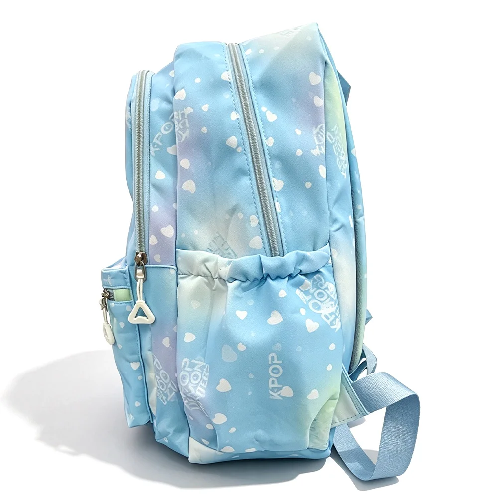 Purple Anime Cartoon Backpack Lightweight School Bag K D H Rumi Mira Zoey Design Ideal Gift for Back-to-School Students