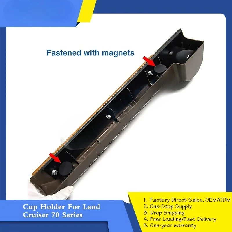Pickup Car Door Armrest Accessories Cup Holder for Toyota Land Cruiser 70 Series LC79 LC76 view 4