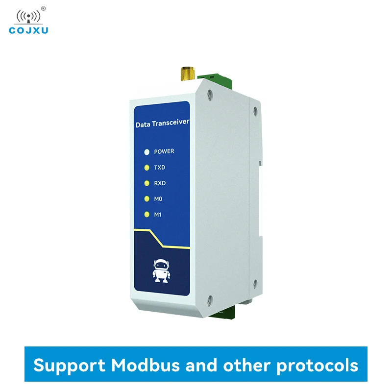 RS232 868/915MHZ Lora Industrial Wireless Digital Transmission Radio 30dBm 10KM COJXU E95-DTU(900SL30-232) Modbus Relay Network