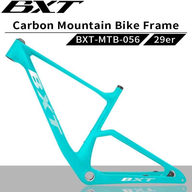 

BXT New Carbon Fiber Frame MTB 29er Thru-Axle Boost 148x12mm Carbon Mountain Disc Bike frame use Screw-in T47 (73mm) UDH hanger