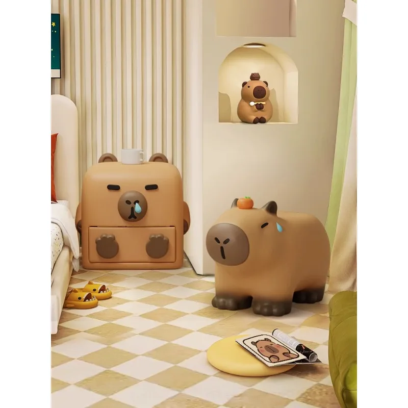 Cute children's bedside table shelves, bedroom bedside tables, sofa side tables