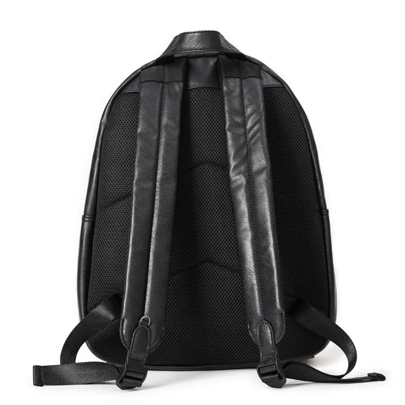 Zaino da uomo di design alla moda Zaino casual a righe Borsa per laptop da viaggio Zaino in pelle PU di lusso Borse da scuola ad alta capacità