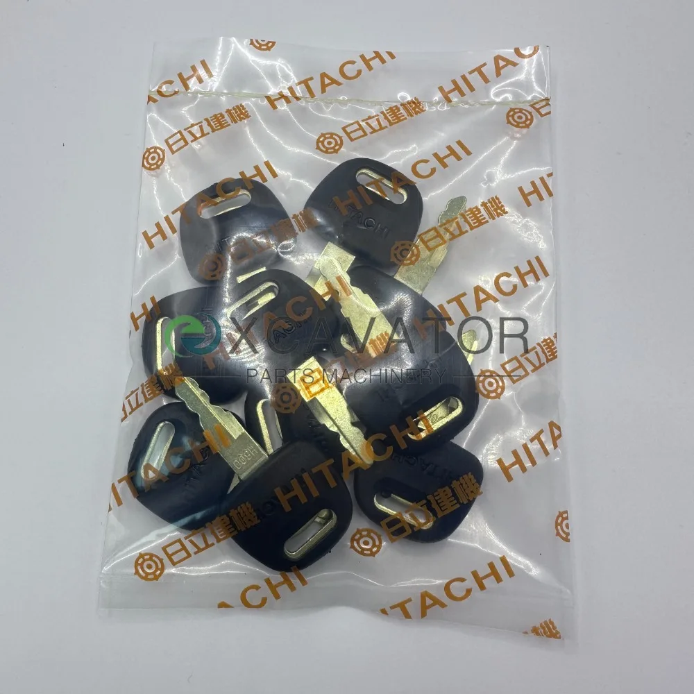 10PCS H800  Excavator Ignition Key For Hitachi  ZAX ZAXIS Grab BU0028  Zax Ex60 / 70 / 120 / 200 / 210   Door Lock