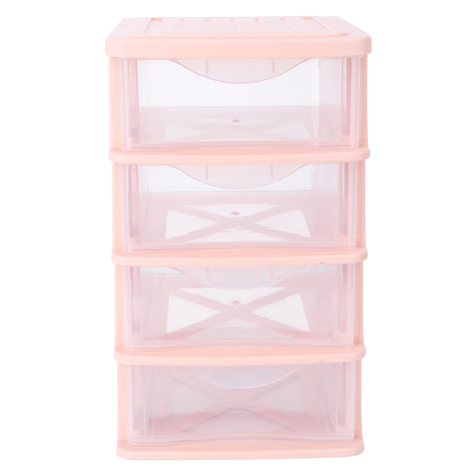 

1pc Drawer Storage Small Transparent Makeup Organizer Desk Container Portable Dustproof Organizing Holder Long Use