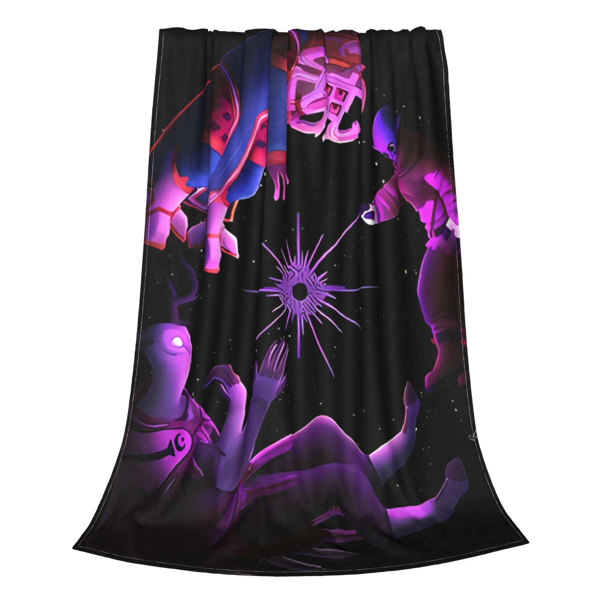 1PC Home Cute Room Decor Cosmic Space Explorer  Blanket Throw Blanket Outer Wilds Novelty Warm Blanket All Season