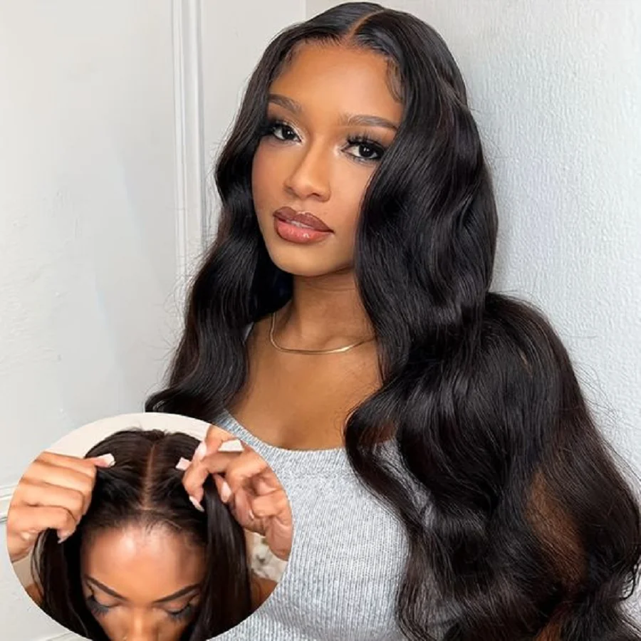 

13x4 13X6 Body Wave HD Transparent Lace Front Wig Hair Wigs 180% Density Human Hair 4x4 Lace Closure Wig For Black Women