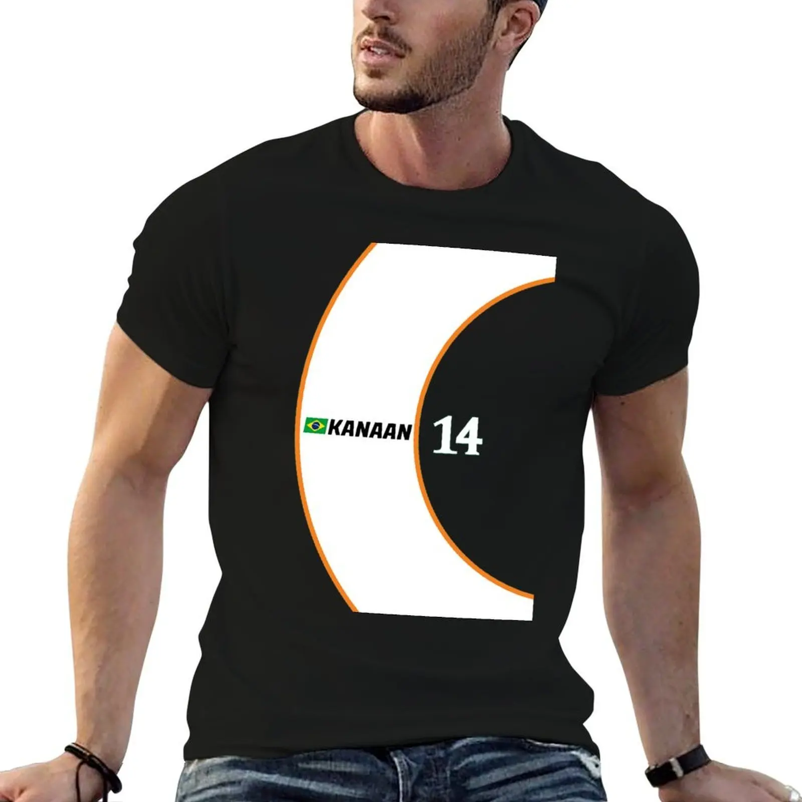 

IndyCar 2020 - 14 Kanaan T-Shirt t shirt men 100% cotton luxury brand man t shirt cotton high quality T-Shirt