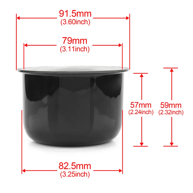 1PC 91.5mm/3.62in 82.6mm/3.25in Push Through Center Cap for Weld Racing Auto Rim Refit  Covers High Gloss Black/ Chrome