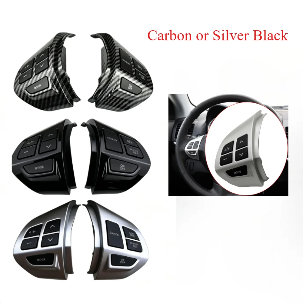 8701A087 Steering Wheel for Pajero Sport Kh 2007-2012 for Outlander Asx GA00 for Lancer CX CY CZ00 1 Kit Carbon Silver Black