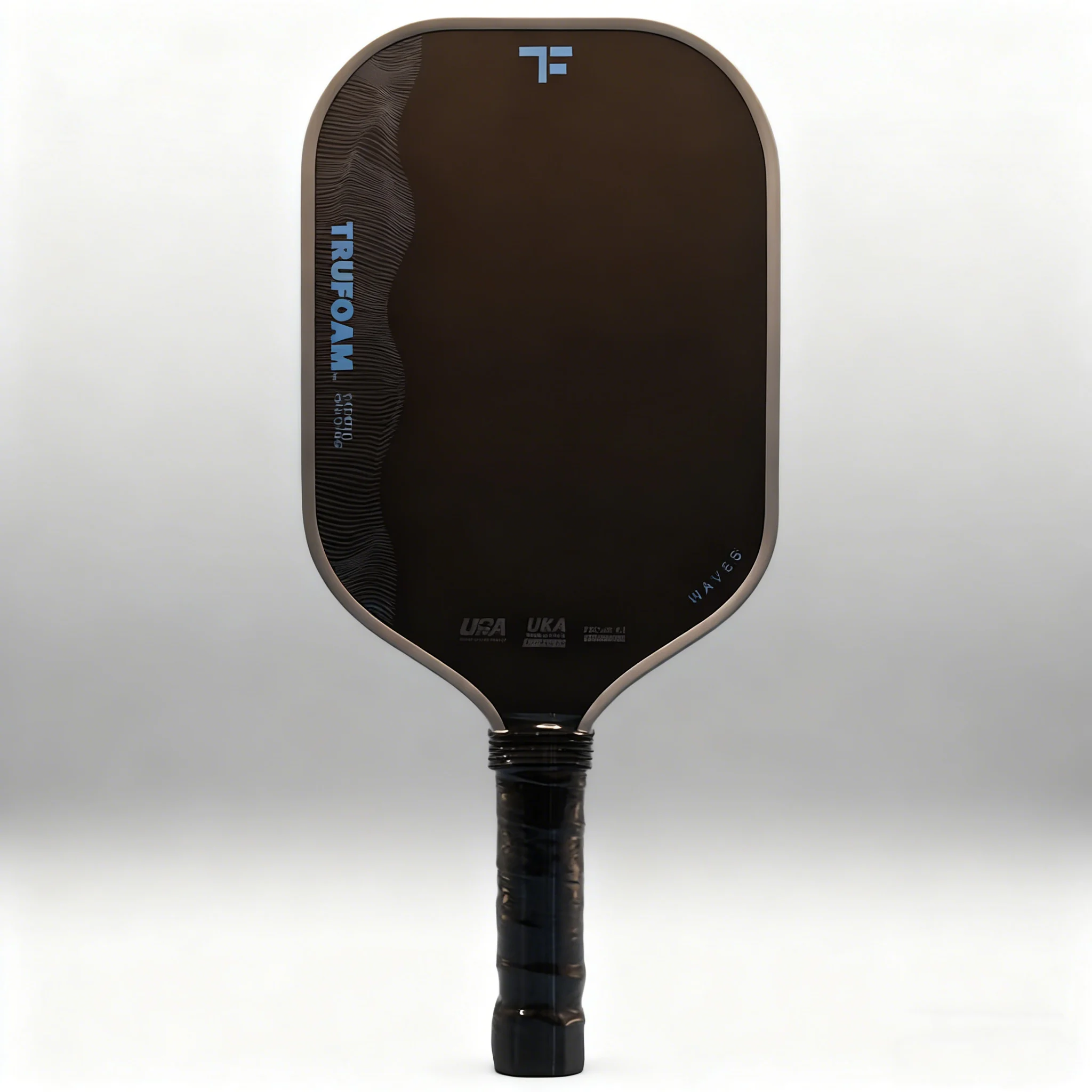 

Toray T700 carbon fiber pickleball racket with wavy EPP inner core, hot-pressed