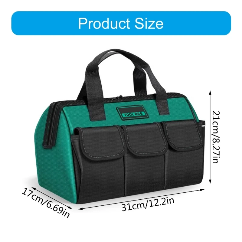 Túi đựng dụng cụ bằng vải Oxford 13 inch Túi lưu trữ bảo trì để dễ dàng tổ chức vận chuyển thả
