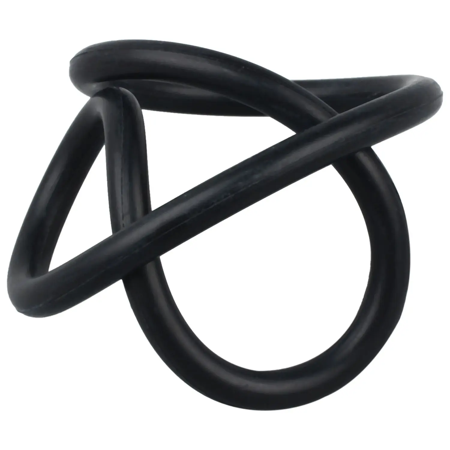 110mm x 5mm Black Rubber Industrial Flexible O Ring Seal Washer