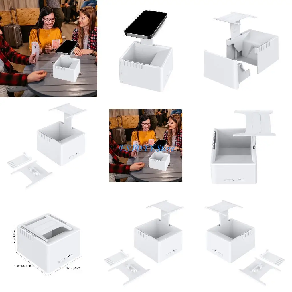 

G6DE Light weight ABS White Card Scanner Various Board Game