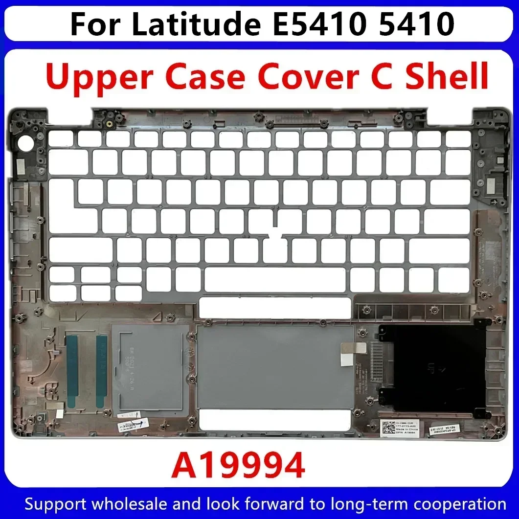 Nuevo para Dell Latitude E5410 5410 5411 cubierta superior reposamanos A19991 A19994/cubierta inferior 00W819 plata 0NKPM7