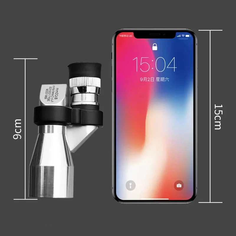 مناظير صغيرة محمولة 8x20 HD مقاومة للماء عالية الطاقة جيب أحادي العين زاوية تلسكوب للصيد في الهواء الطلق #2