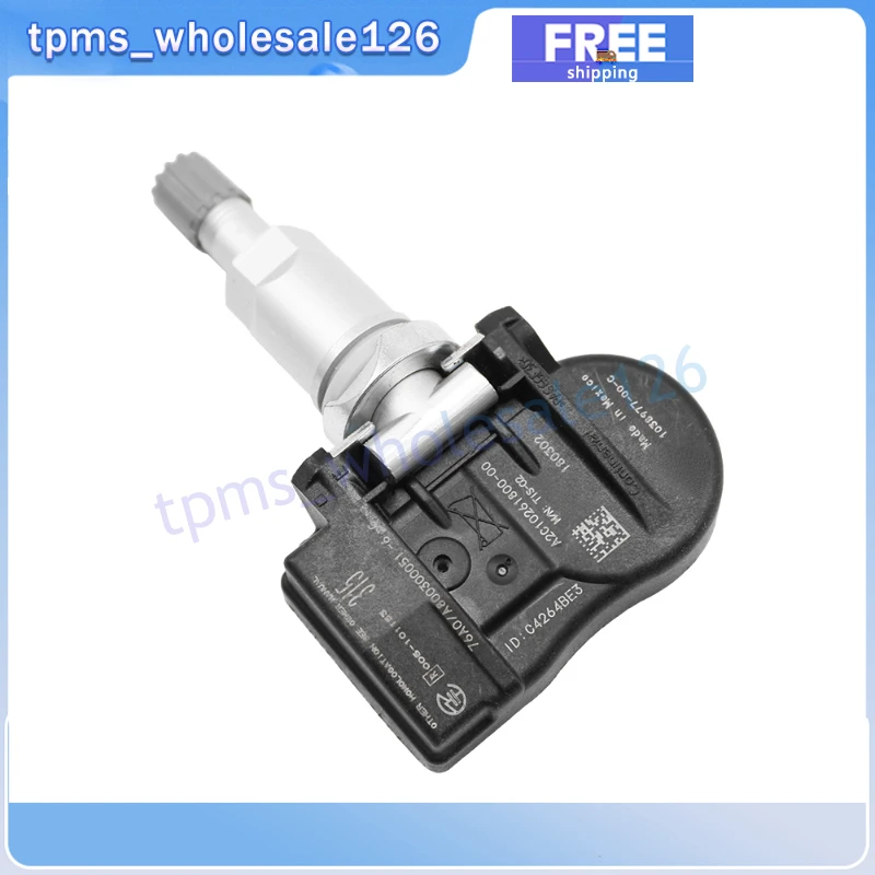 TPMS 315MHZ 1038977-00-C Car Tire Pressure Monitor System Sensor 4PCS For Tesla 103897700C 1038977-00-B