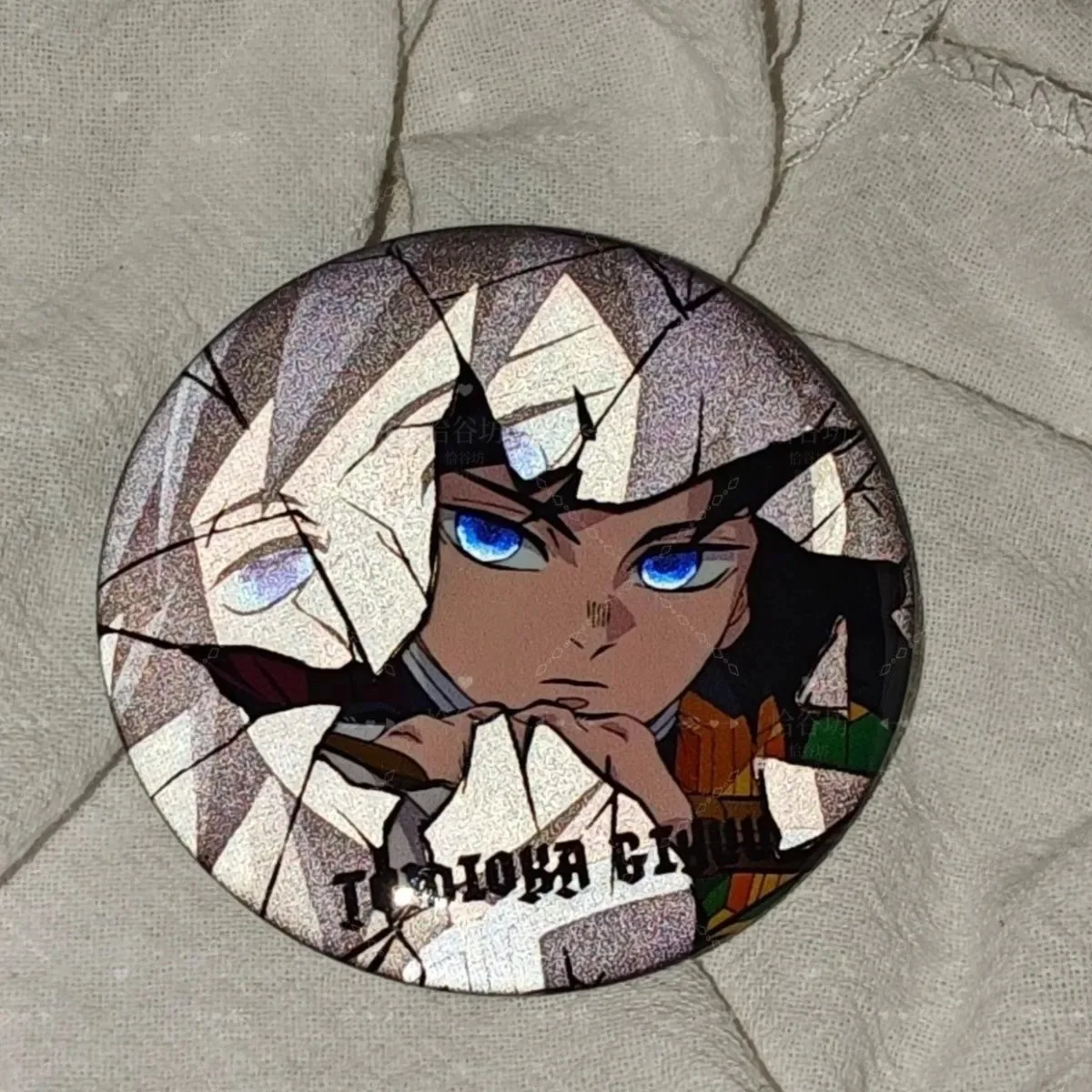 ゴーストスレイヤーブレード粉砕コスプレバーバッジアニメバー雑穀ペンダント周囲反射ハンサム漫画