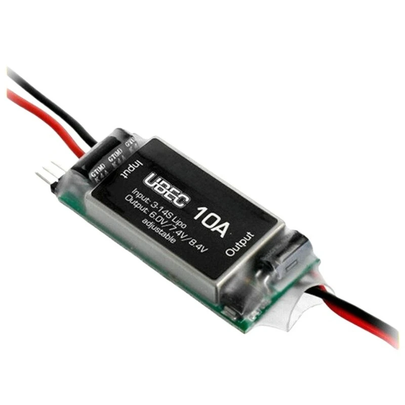 For UBEC-10A External BEC 3-14S Lithium Battery, DC Voltage Regulator