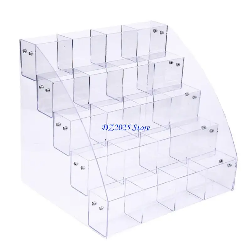 Q6RC Transparent Writing Pot Cosmetics Bross Box