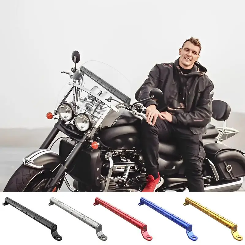 

Motorcycle Handlebar Cross Bar Aluminum Alloy Motorcycle Handlebar Handle Grip Adjustable Crossbar Balance Bracket Moto Tools