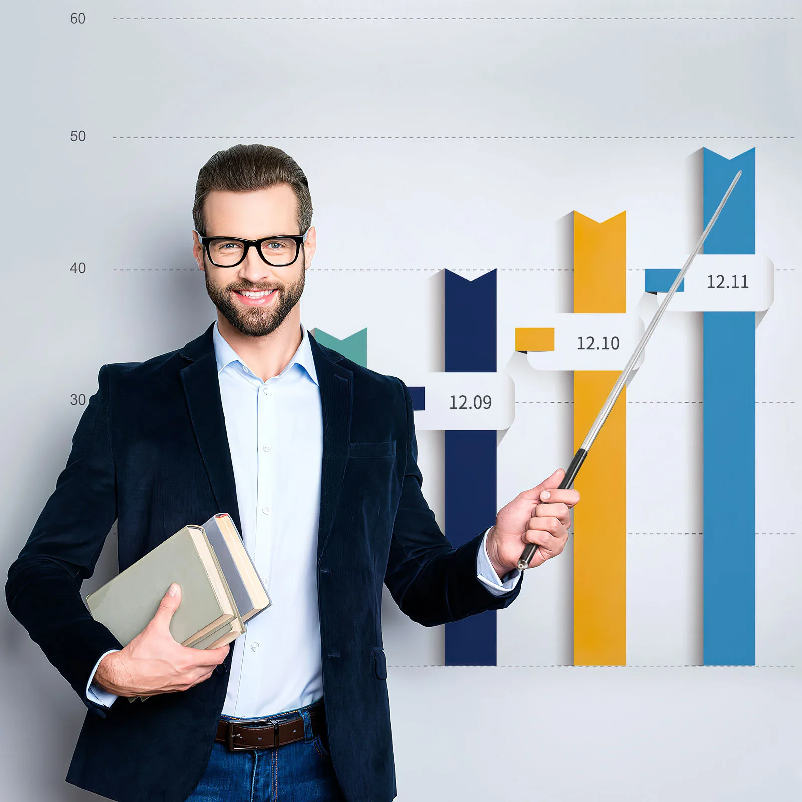 أداة تعليمية معدنية قابلة للتوسيع بمؤشر يدوي قابل للسحب لمحاضرات الفصول الدراسية وعروض تعليمات السبورة البيضاء