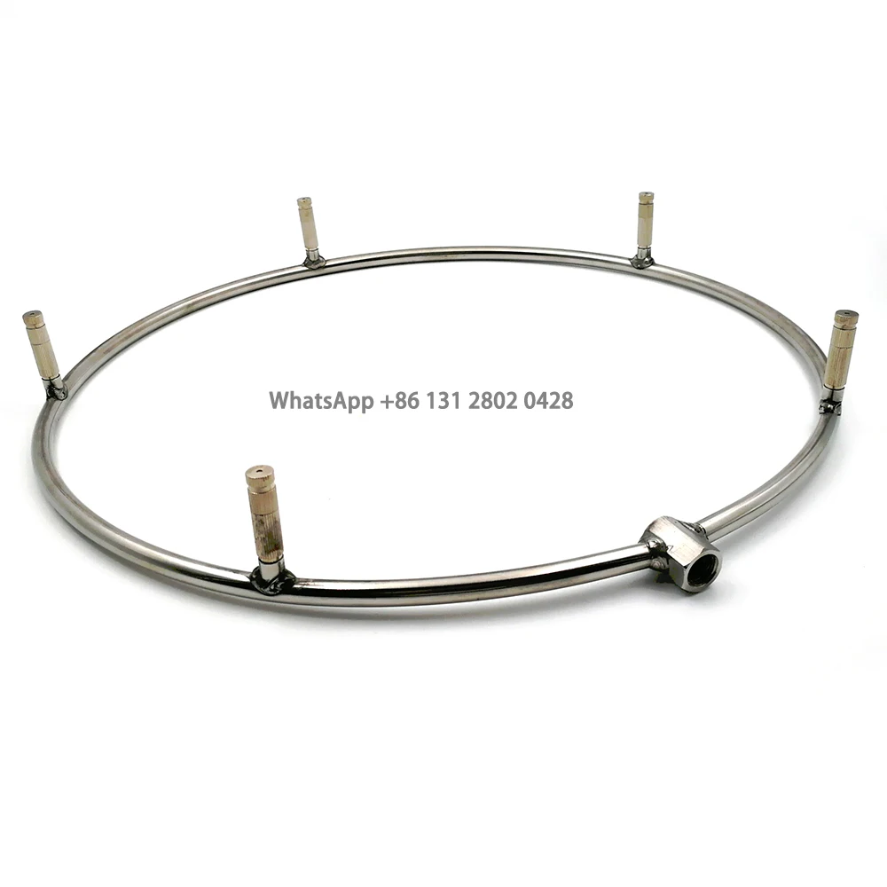 Outdoor Fan Misting Fan Cooling System, Fog Ring, Mist Fan Ring, Stainless Steel Ring without Nozzles