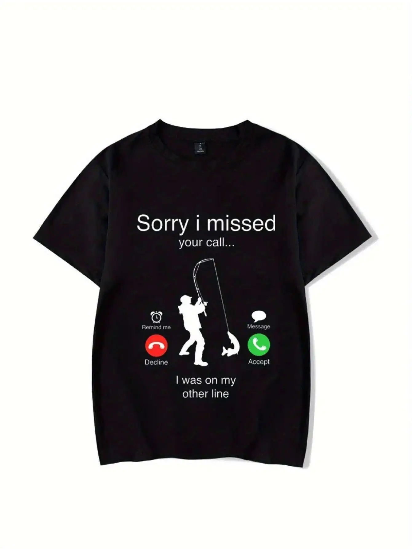 

Fishing & Hunting Solve Problems T-Shirt - 180g Cotton, Funny Outdoor Gift