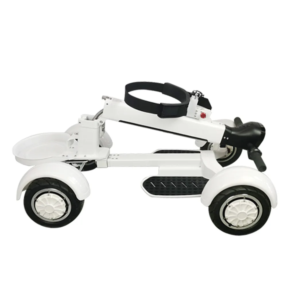 

New four-wheel golf cart, folding for walking
