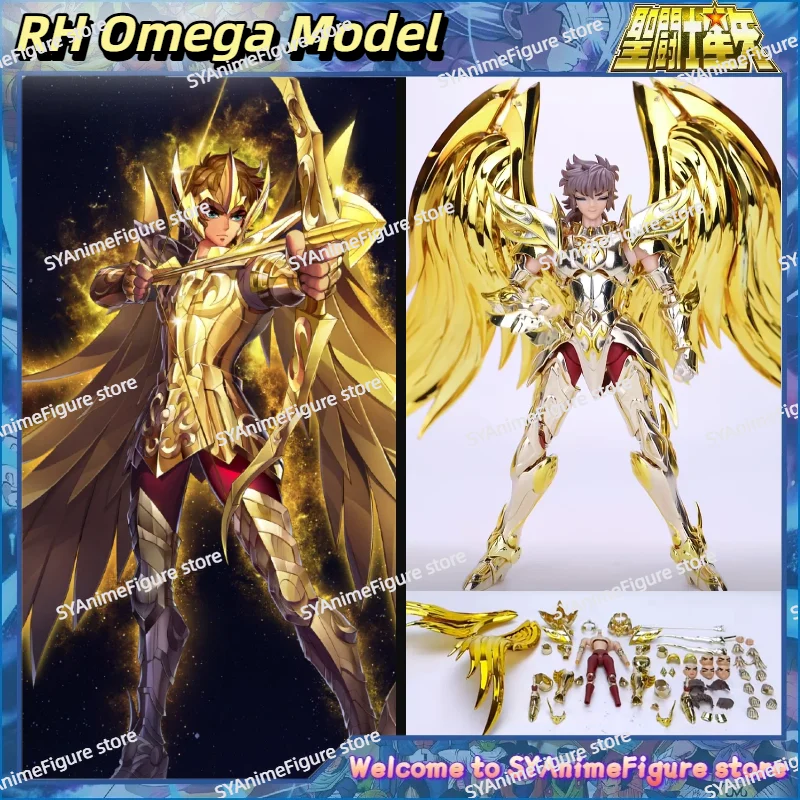 

In Stock RH Model Saint Seiya Myth Cloth EXM Sagittarius Aiolos Soul of God/SOG Gold Saint Action Figure Toys Collection Gift