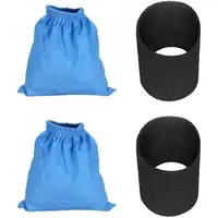 Bolsa Filtrante Textil y Filtros de Recambio para Aspiradores Karcher WD1 WD2 WD3 MV1 NT