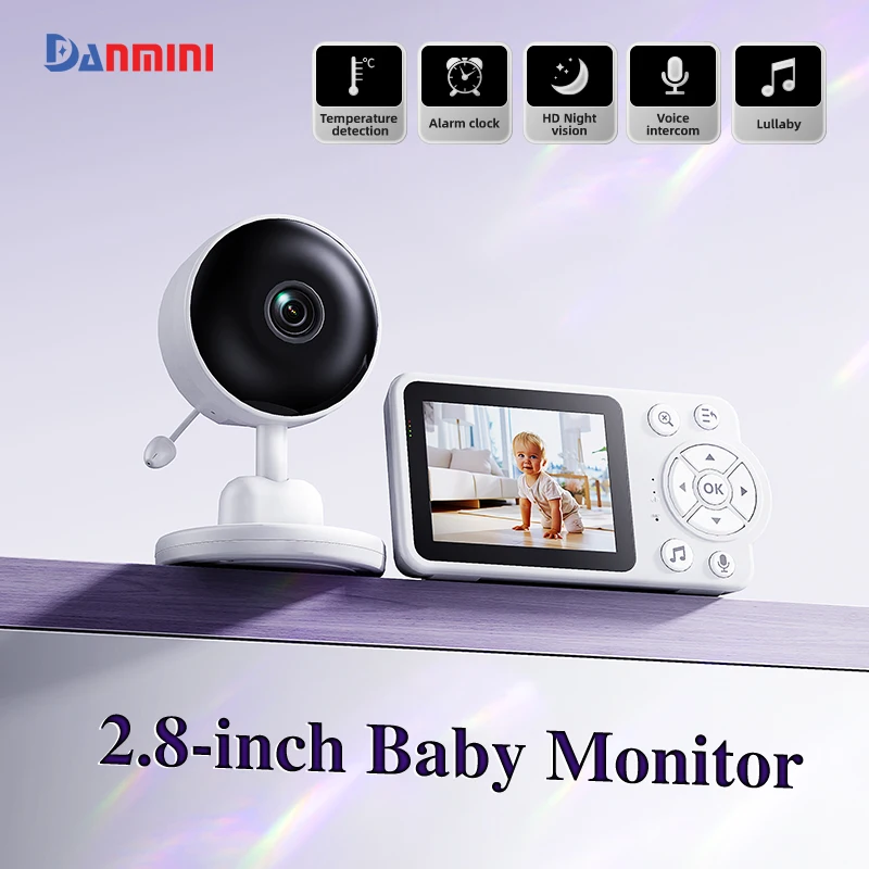 night-vision-monitor-danmini-28-inch-baby-monitor-camera-24g-wifi-3mp-camera-video-crying-detection-voice-interaction-monitor