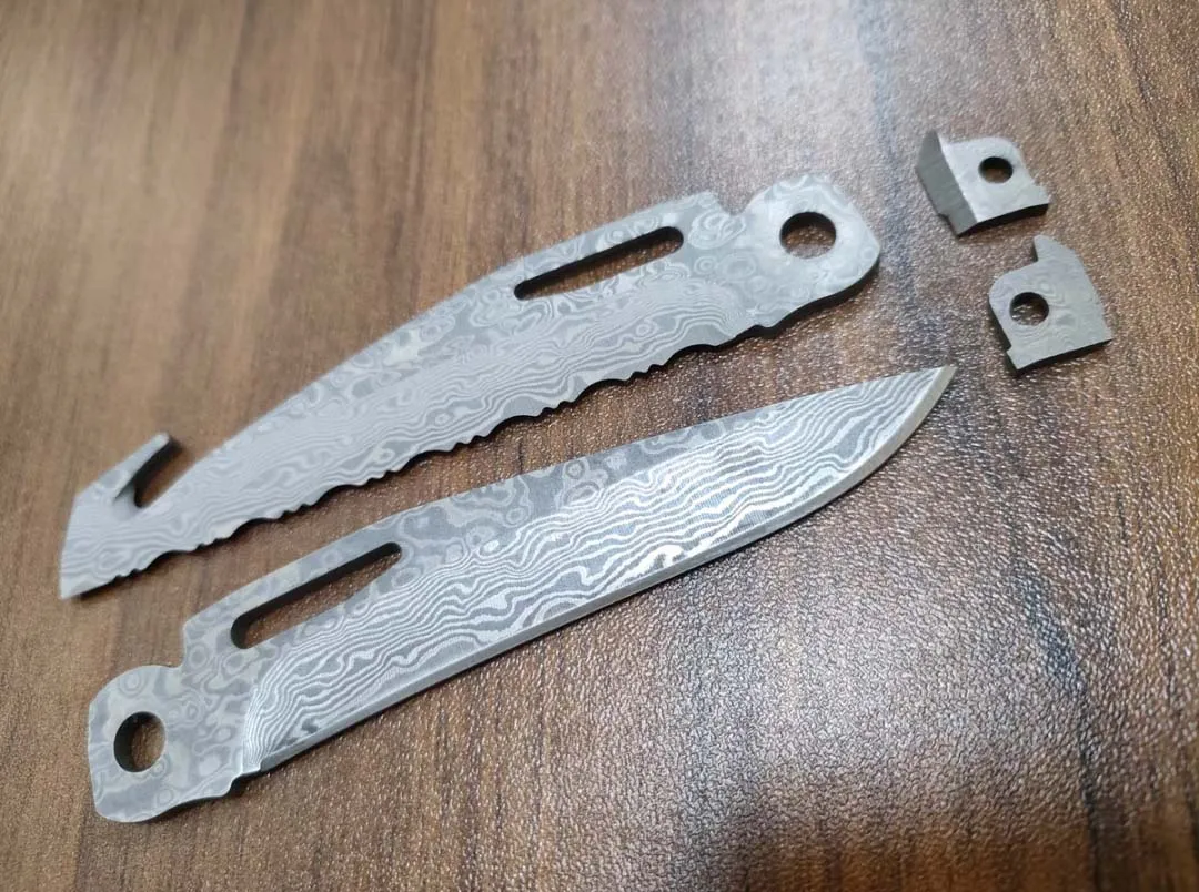 Imagem -02 - Damascus Steel Blade Acessórios para Leatherman Surge Alicates Modificação Parte Núcleo Vg10 pc