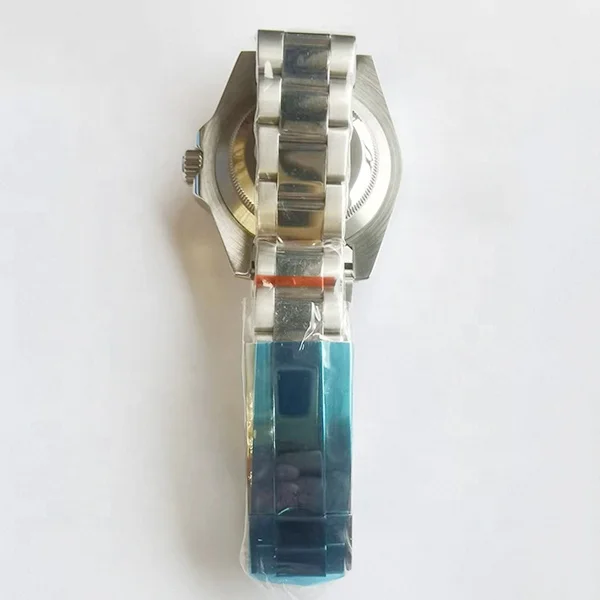 40mm GMT 시계 케이스 NH34 NH35 NH36 사파이어 유리 Oy-ster 팔찌 세라믹 베젤 사이클롭스