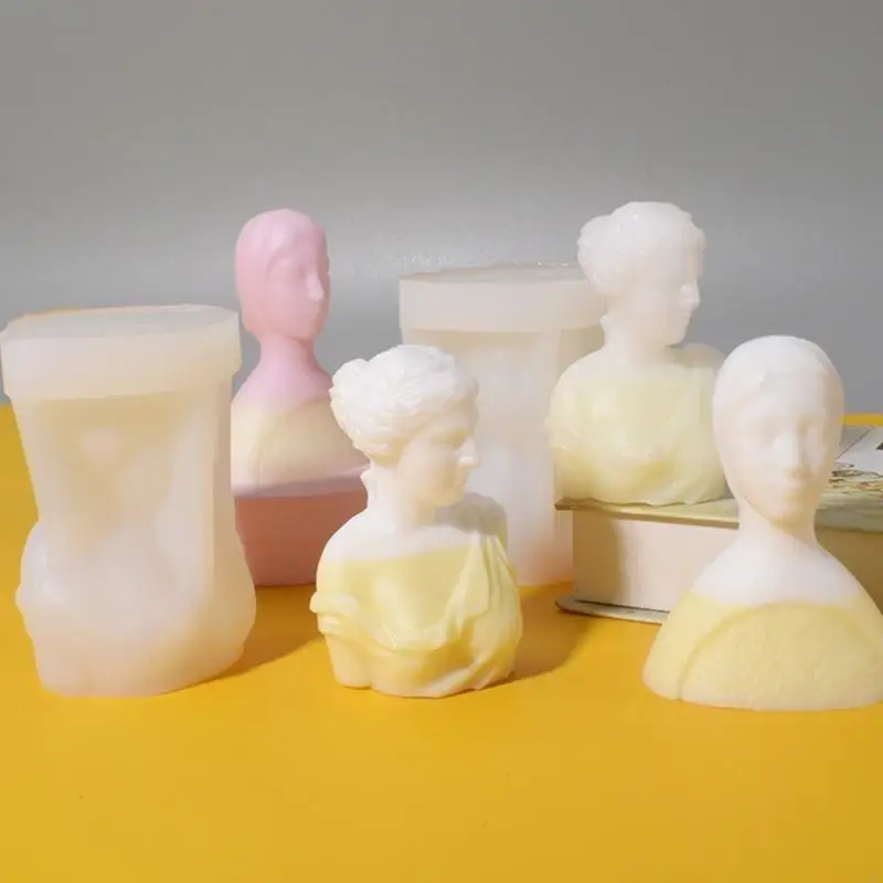 

R3MC Body Flom для изготовления свечей, силиконовой формы свечей для свечей DIY, эпоксидной смолы, литья, воска, мыла, поделки