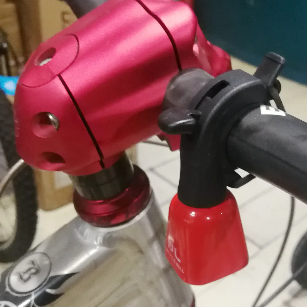 Hot  Outdoor Bicycle Bell Bike Bull Bell Horn Bicycle Accessories for Mountain Balance Bike Black - view 6