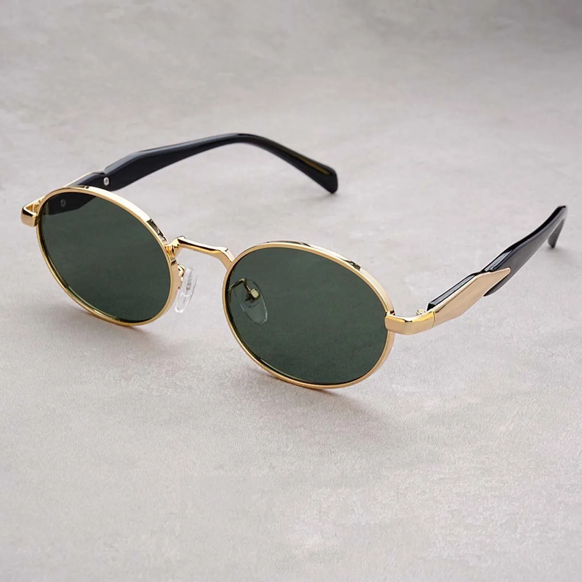 Oval Metal Sunglasses fot Women Luxury Brand Design Round Frame Sun Glasses Men Retro Shades Unisex Eyewear UV400 Goggle
