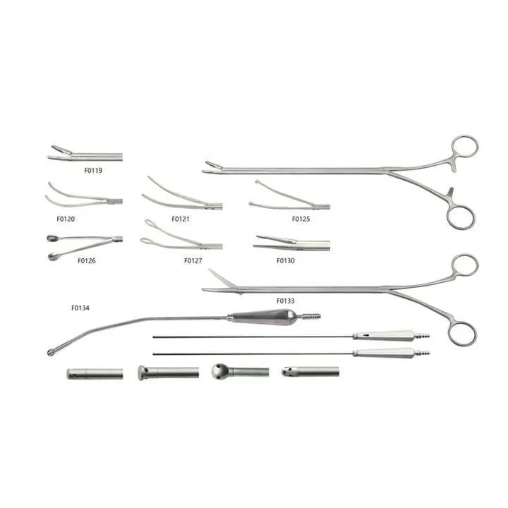 Biarticular Abdominal Forceps Set: Allis, DeBakey, Ovum, Separation Hemostatic & Lymph Node Graspers
