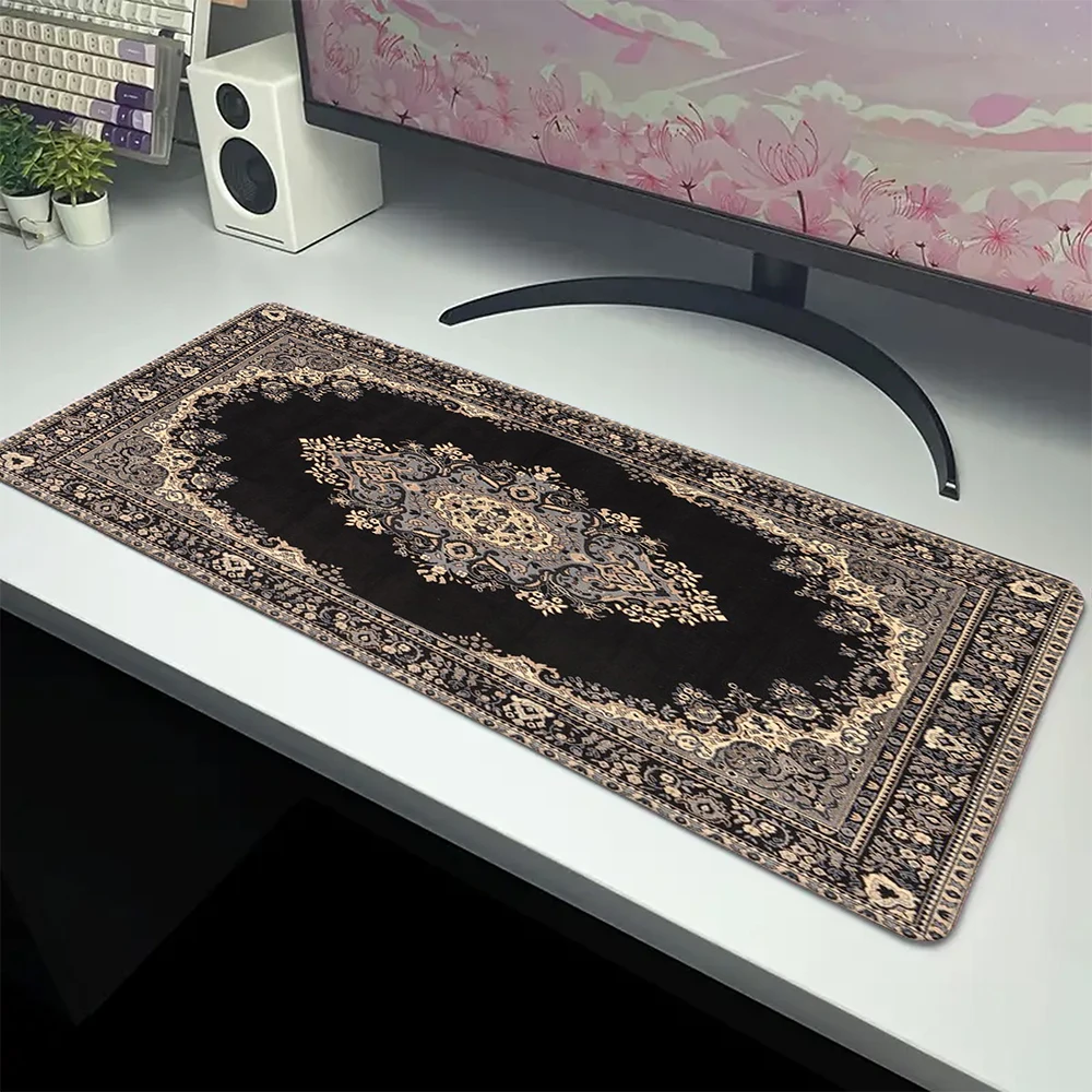 

Persian Carpet Large Mousepad XXL Office Mouse Pad Computer Desk Mat Rubber Table Carpet Gaming Speed Keyboard Pads 300x900mm