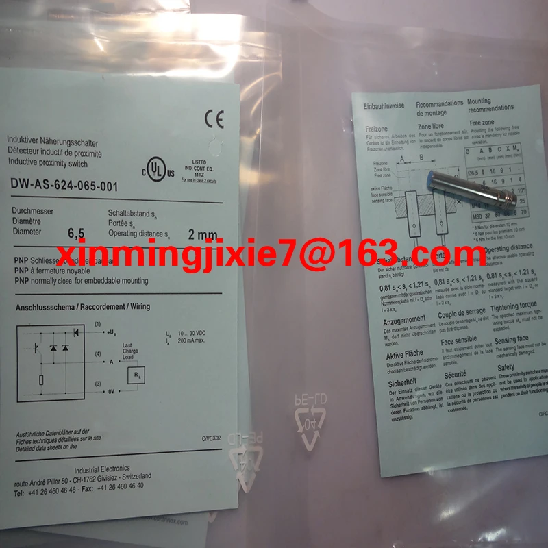 new in stock sensor  proximity switch  DW-AS-624-M8-001 DW-AS-624-M30-002 DW-AS-623-M8-001  quality guarantee