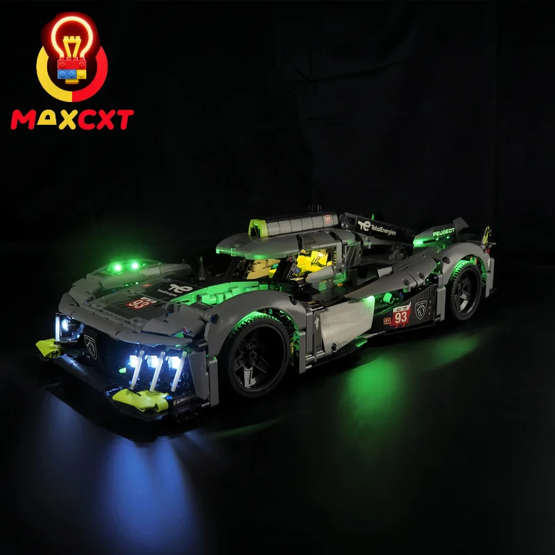 MAXCXT LED Light Set For Technic LEGO 42156 Peugeot 9X8 24H Le Mans Car DIY Decorative Lamp Not Include Lego Building Blocks