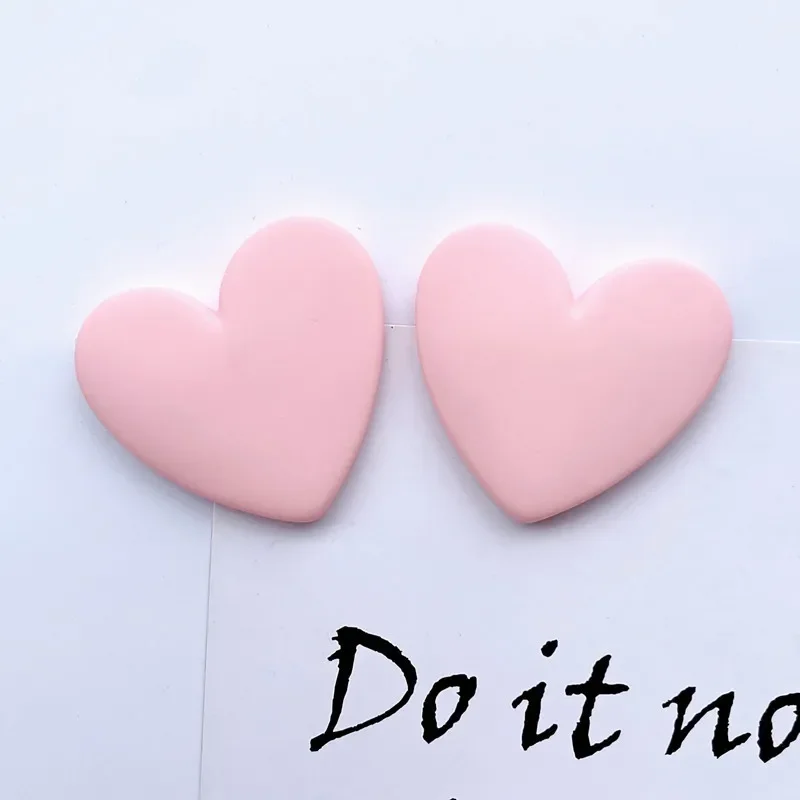 5pcs Large Heart Love Patch Resin Refrigerator Colorful Heart Decoration Refrigerator Magnets