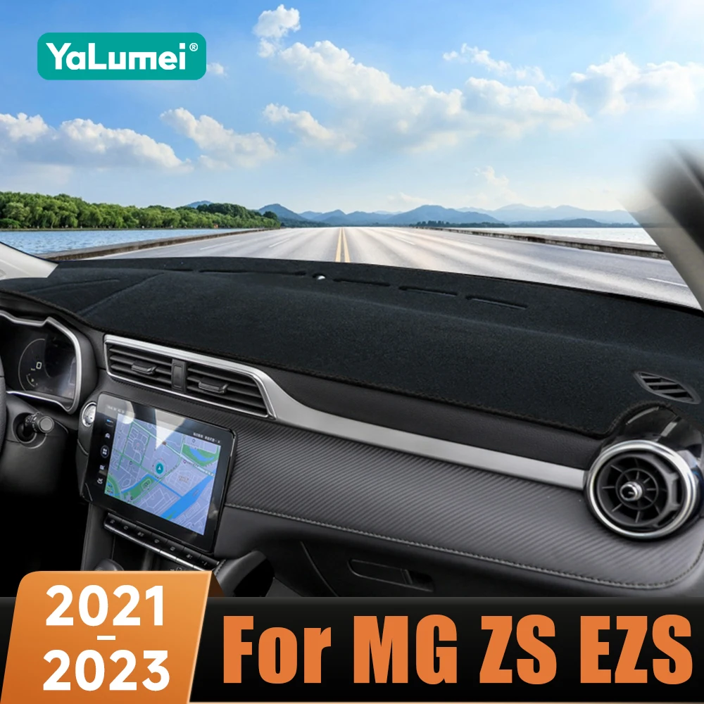 Auto Dashboard Vermeiden Licht Pad Instrument Plattform Schreibtisch Abdeckung Matte Teppiche Für MG ZS EZS 2017 2018 2019 2020 2021 2022 zubehör