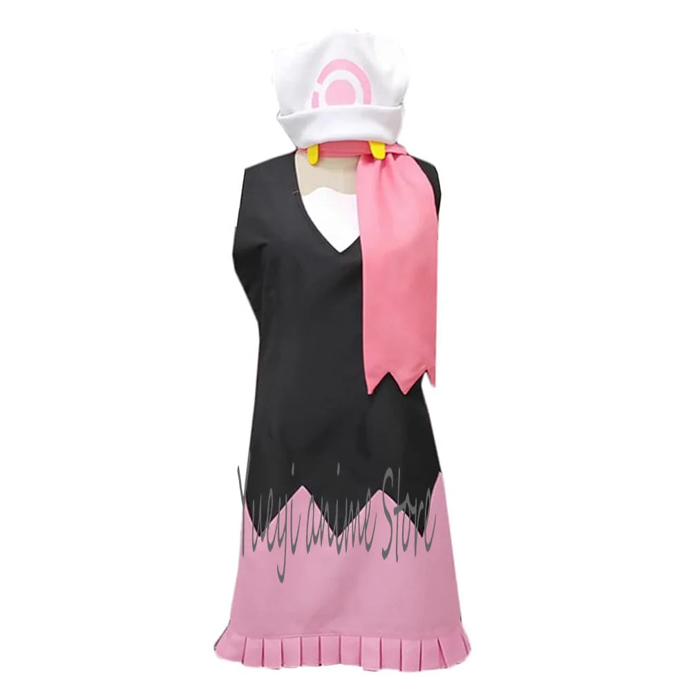 

Anime Dawn Hikari Dress Girls Halloween Party Set Cosplay Costume