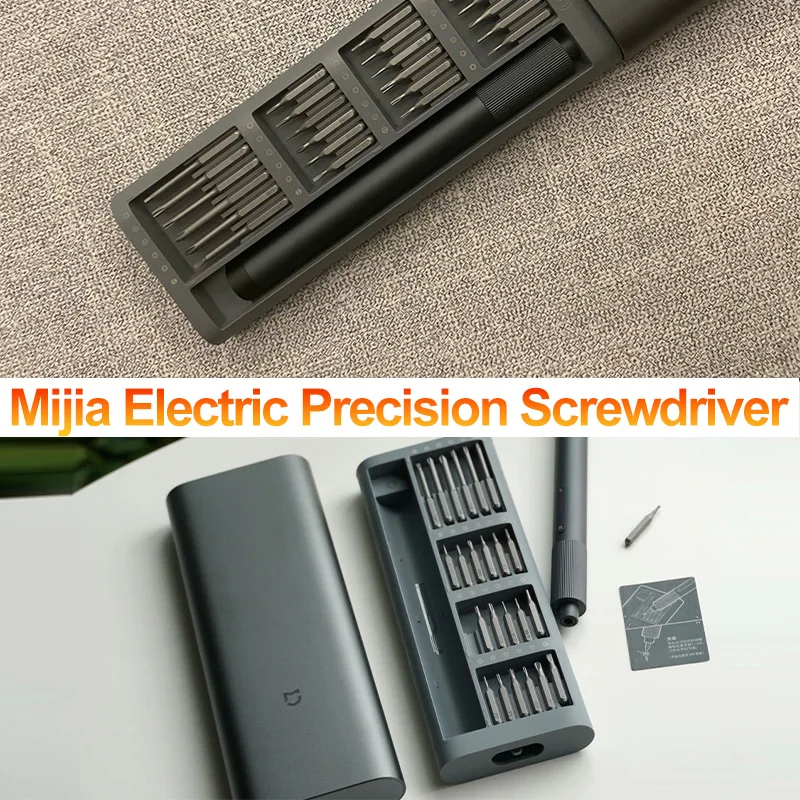 NEW With 24 PCS Screw Heads Xiaomi Mijia Precision Screwdriver Smart Magnetic Kit Power Tool Sets for Repair PC Phone Smart Home