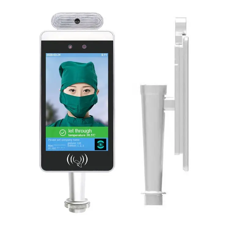 Face Recognition Access Control Camera Device with Temperature & Facemask Check