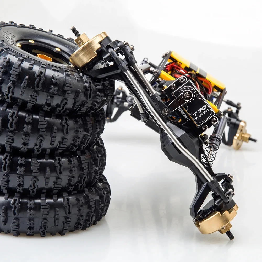 RHINORC Yue Coupe 4WS Carbon Fiber RC Crawler RTR 335mm WB Lightweight LCG MOA Competition Rig