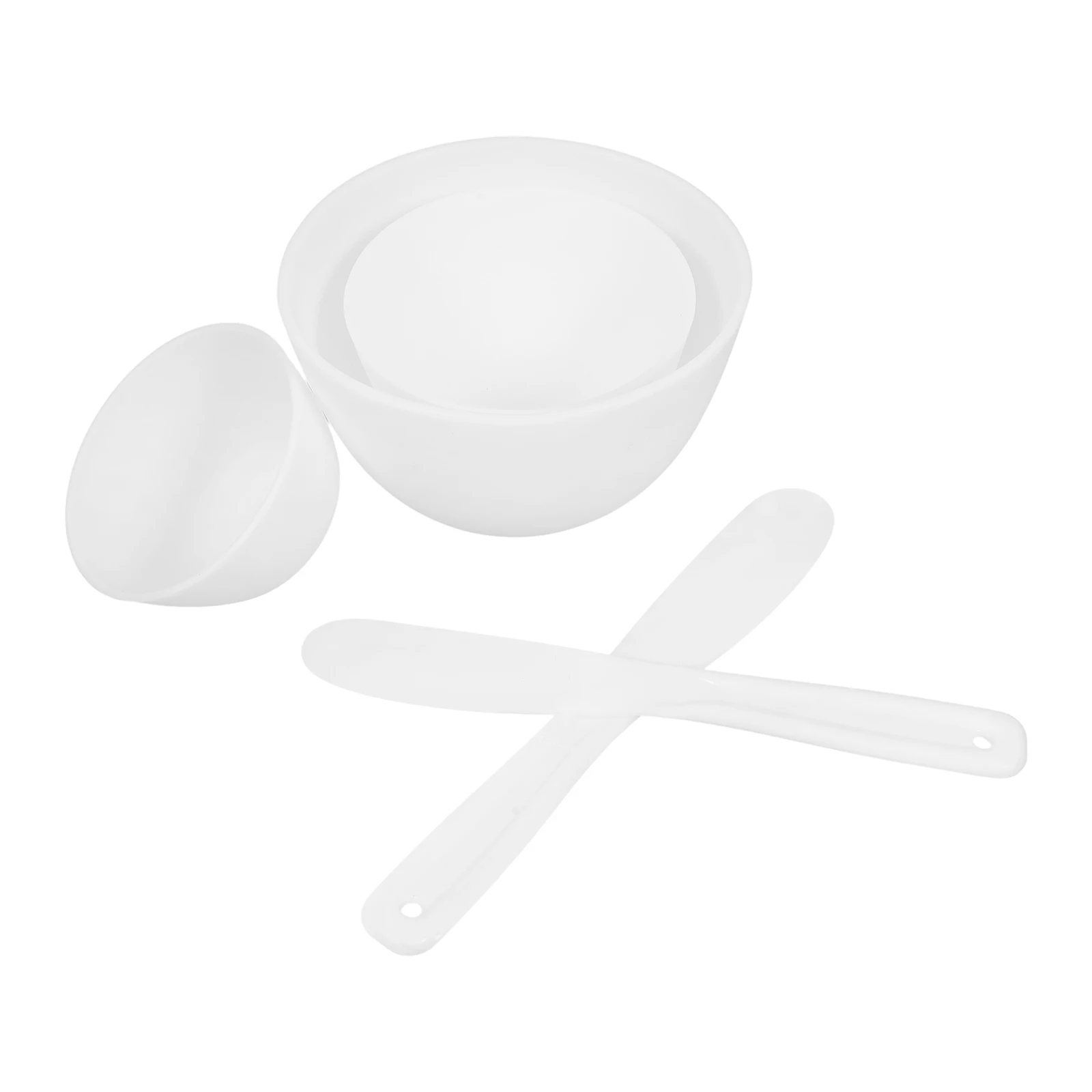 

1 set Silicone Mixing Bowls Facial Mask Bowl Set Large Beauty Accessories DIY Mask Making Tools Salon Supply