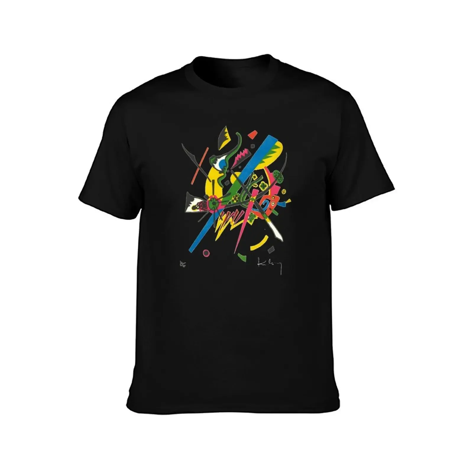 Vasily Kandinsky w/ Signature Small Worlds I T-Shirt cheap stuff sweat oversizeds mens workout shirts