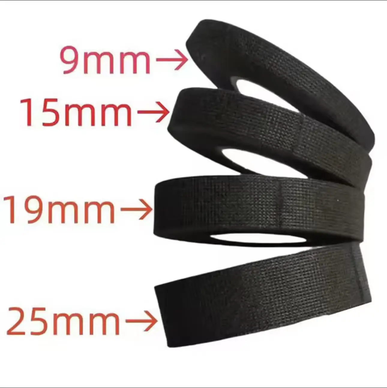 High Temperature Wire Harness Cloth Tape Automotive Cable Loom Heatproof Fabric Adhesive Tape for Engine Electrical Insulation